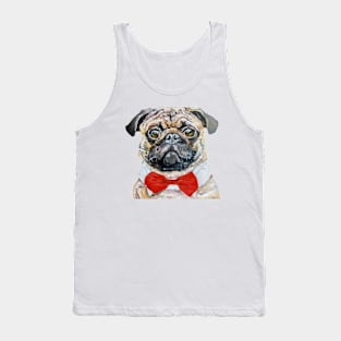 Pug (oil painting) Tank Top